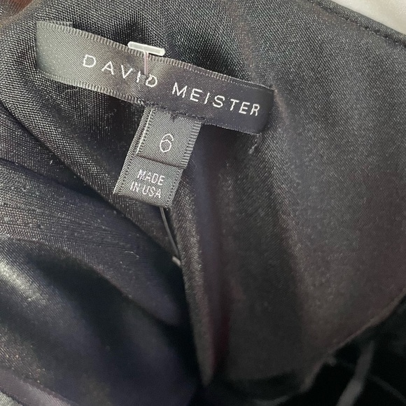 David Meister Straplesss Long Gown‎ in Black Size 6 - Picture 4 of 9